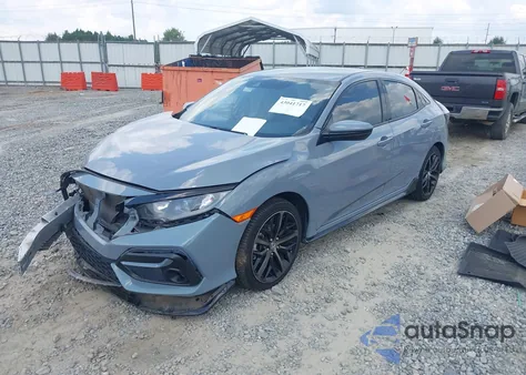 2021 Honda Civic Sport from USA, damaged, VIN SHHFK7H43MU210439
